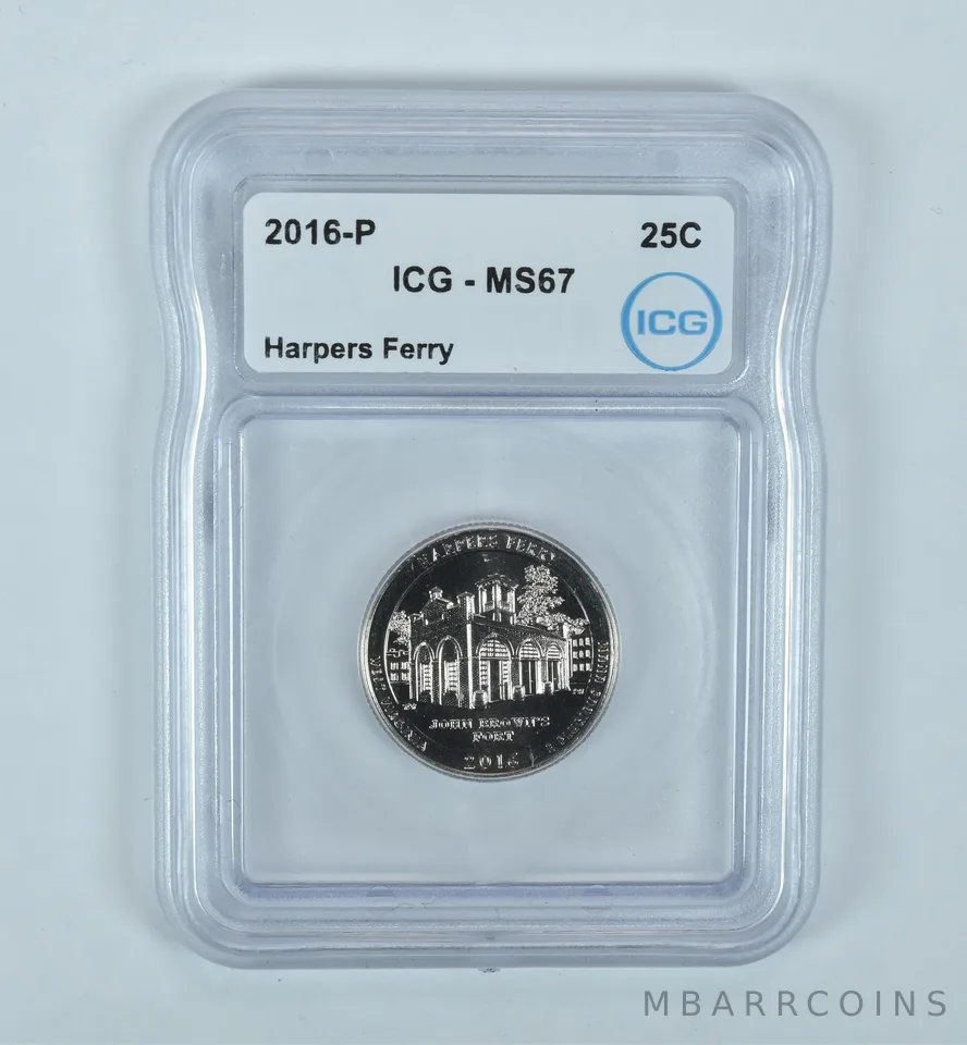 2016-P Washington Quarter ATB Harpers Ferry MS67 ICG