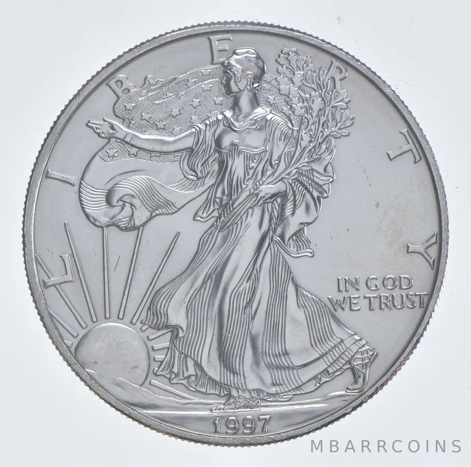 Better Date 1997 American Silver Eagle 1 Troy Oz .999 Fine Silver *033