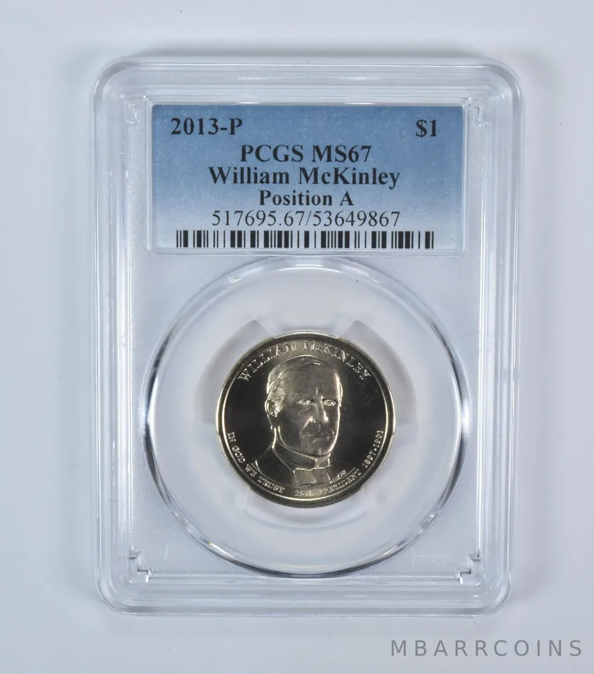 2013-P Presidential $1 William McKinley MS67 PCGS