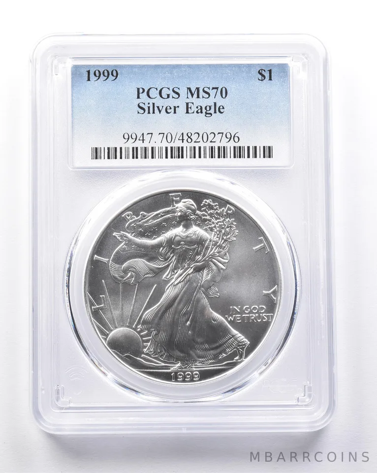 MS70 1999 American Silver Eagle PCGS *6212