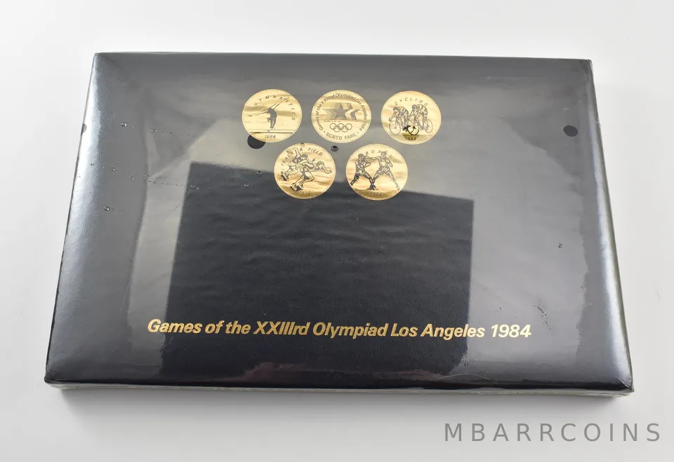 1984 Los Angeles Olympics Commemorative Transit Fare Tokens Sealed *8211