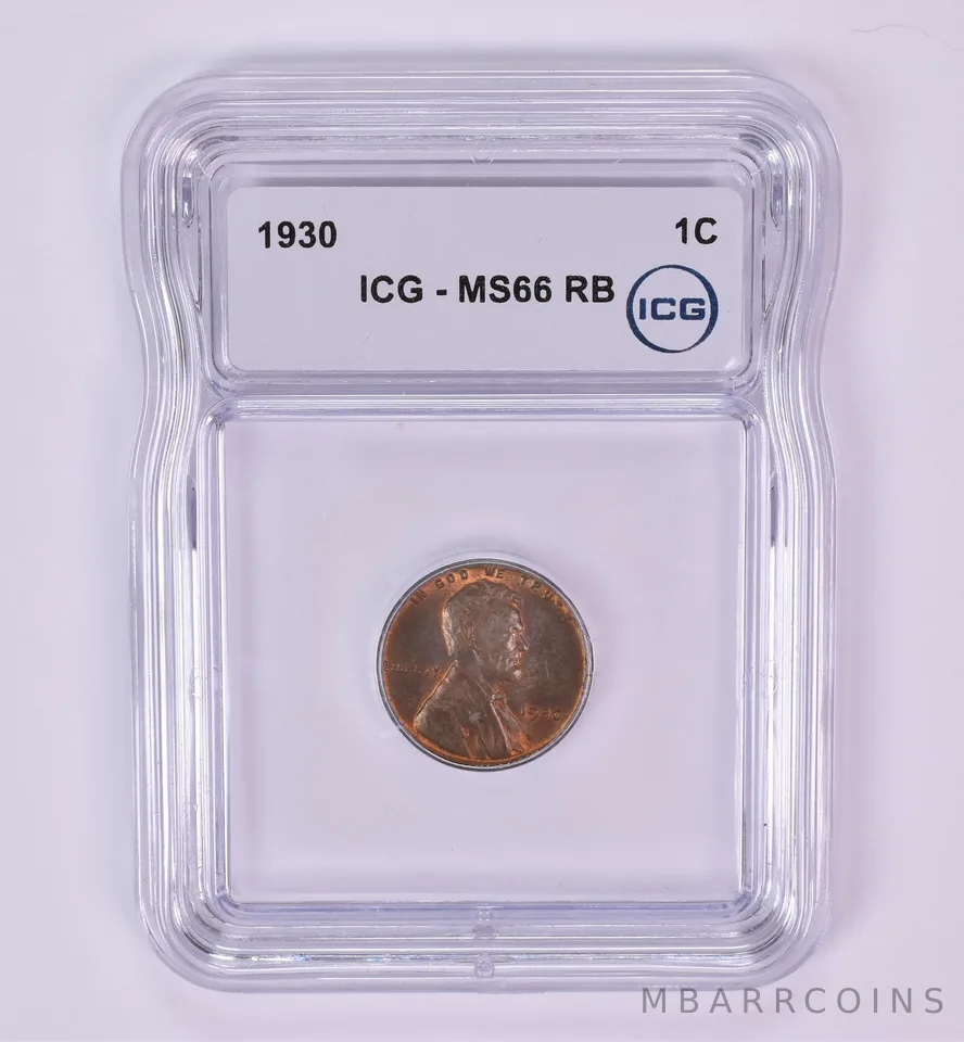 1930 Lincoln Wheat Cent MS66 RB ICG *1771