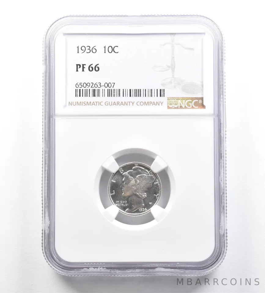 1936 Mercury Dime PF66 NGC *5273