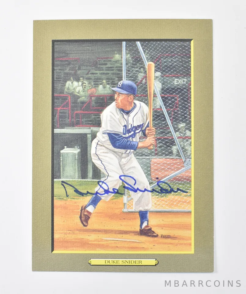 Duke Snider Signed Perez Steele Galleries *4007