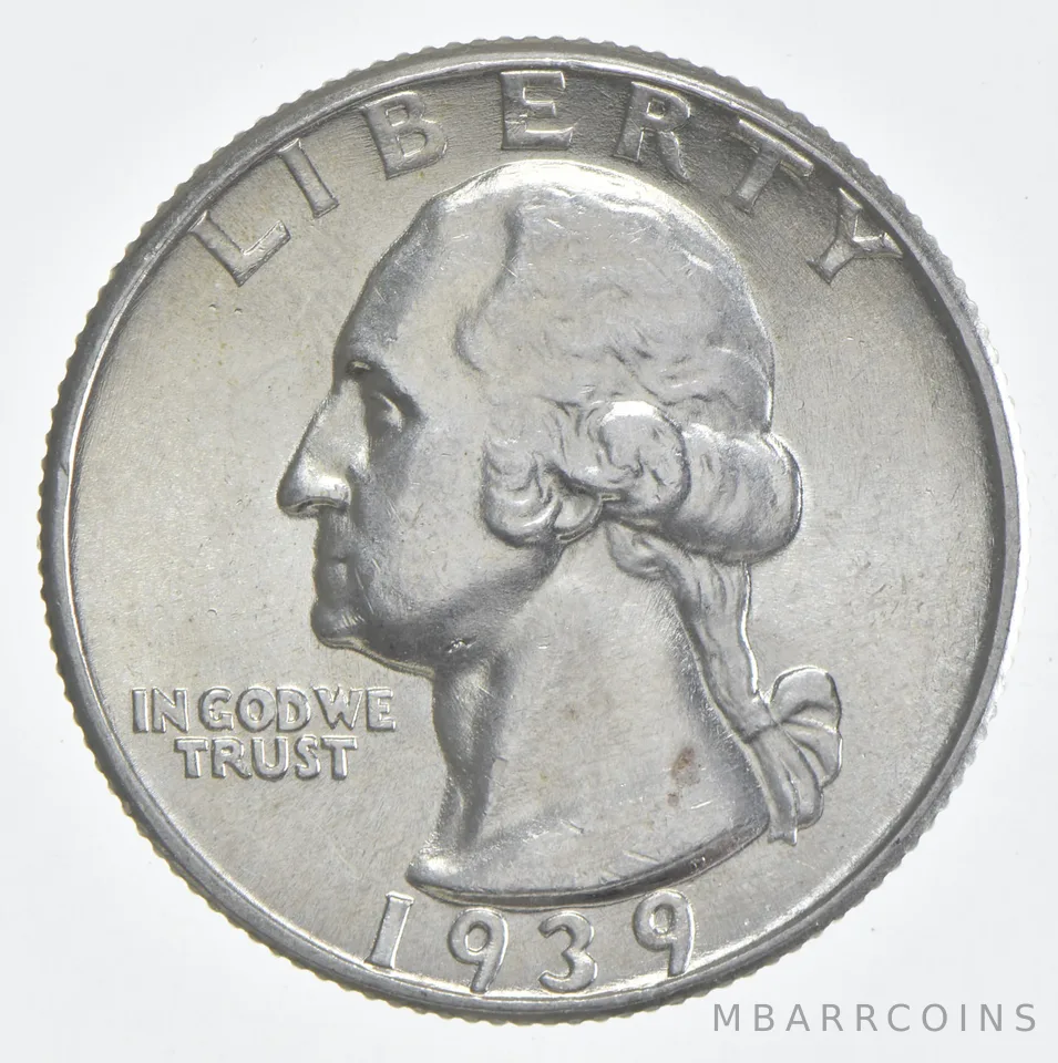 1939 (P) BU Washington Quarter Silver