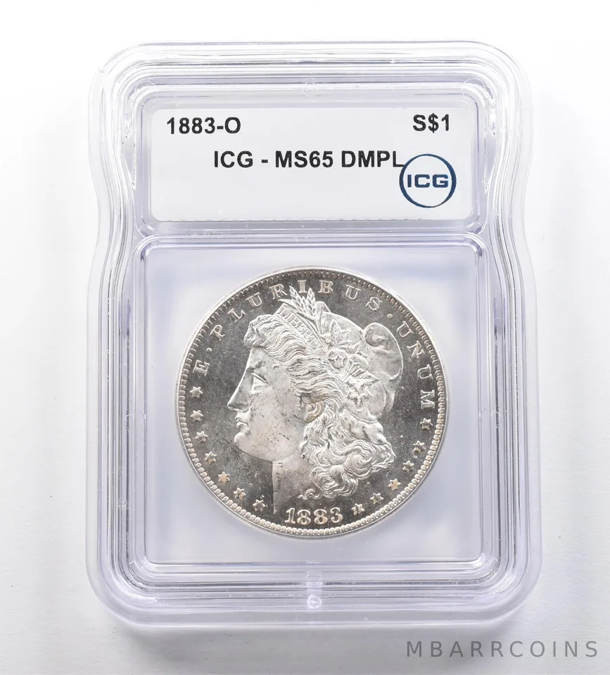 1883-O Morgan Silver Dollar MS65 DMPL ICG *1035