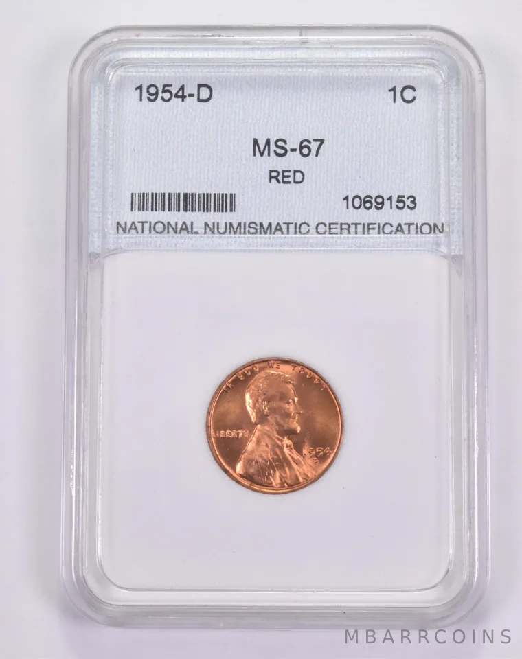 1954-D Lincoln Wheat Cent *8596