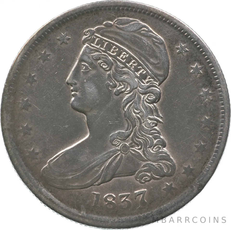 1837 Capped Bust Half Dollar a9464