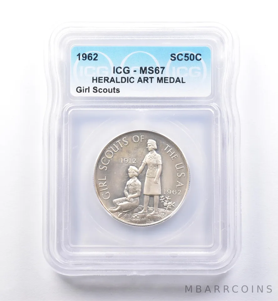1962 So Called Half Dollar Girl Scouts MS67 ICG *8525