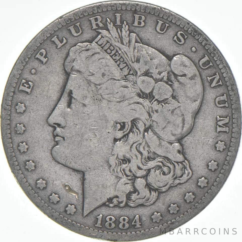 VG/F 1884-S Morgan Silver Dollar (1 coin)