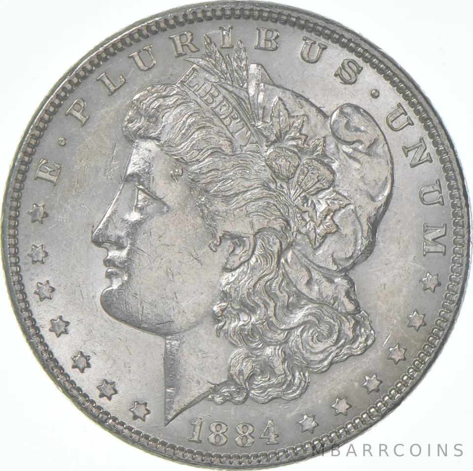 AU+ 1884 (P) Morgan Silver Dollar (1 coin)