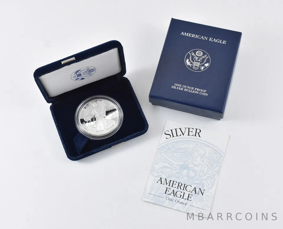 2003-W American Silver Eagle PROOF 1 Oz Silver - Coin & Box & COA