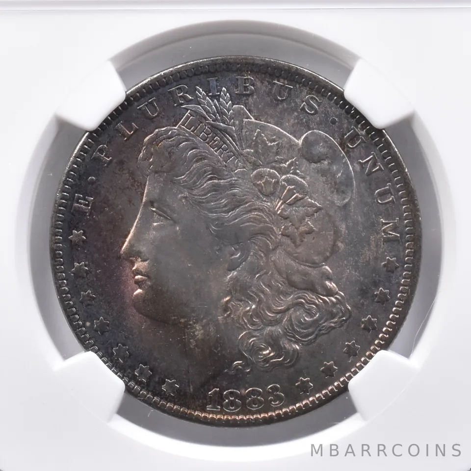 1883-O Morgan Silver Dollar MS63 NGC Beautiful Tone *2407