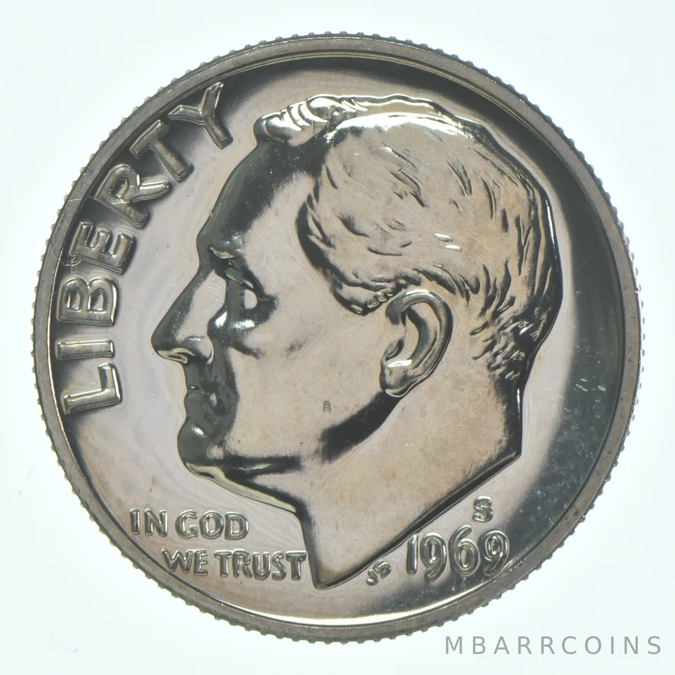 1969-S Roosevelt Dime CLAD Proof