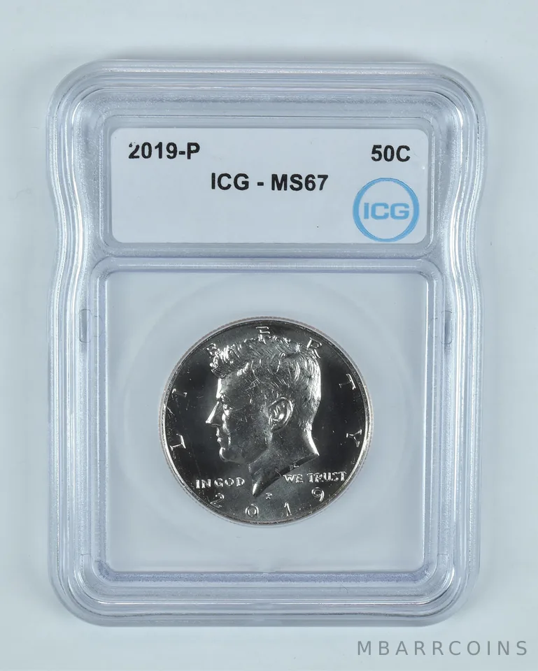 2019-P Kennedy Half Dollar MS67 ICG