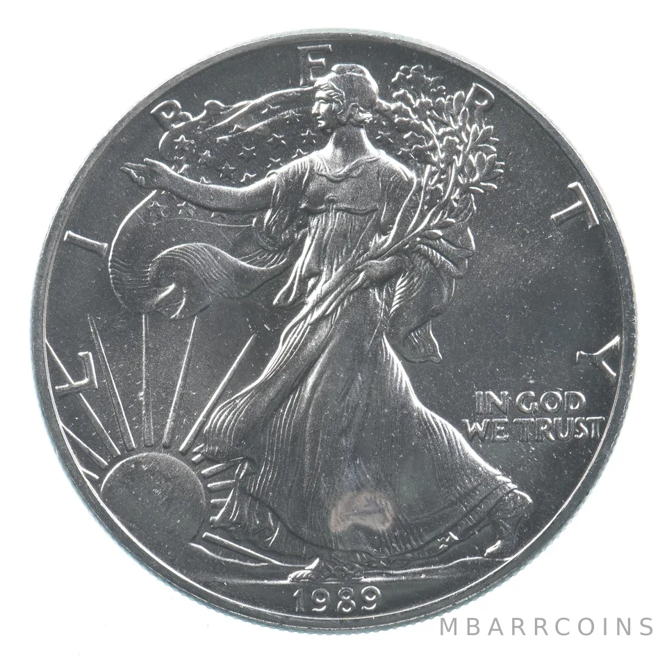 Better Date 1989 American Silver Eagle 1 Troy Oz .999 Fine Silver *703
