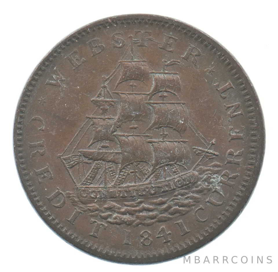 Webster Ship - Metallici Current Hard Times Token *5016