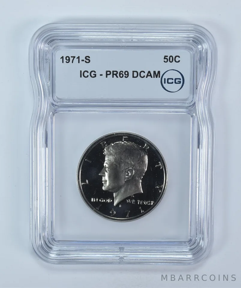 1971-S Kennedy Half Dollar PR69 DCAM ICG