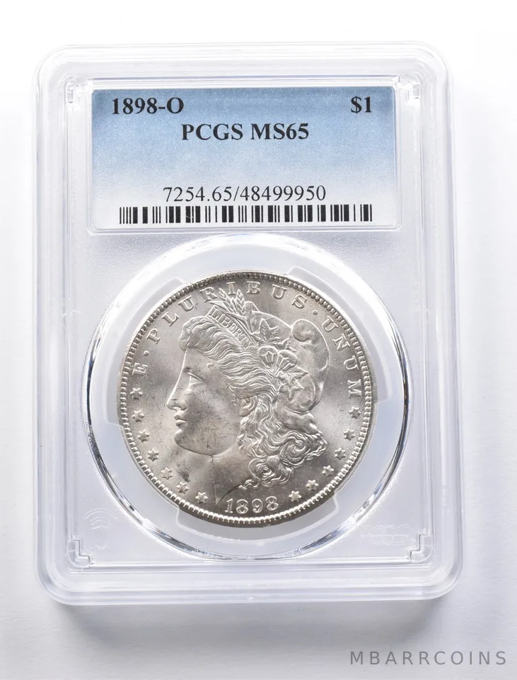 1898-O Morgan Silver Dollar MS65 PCGS PQ *1067