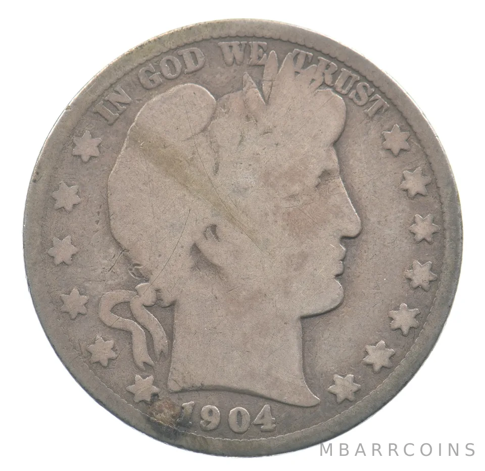 1904-S Barber Half Dollar *1061