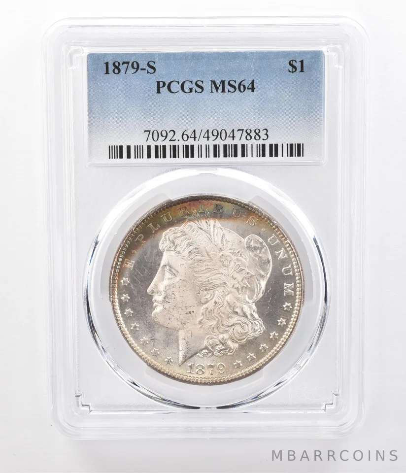 1879-S Morgan Silver Dollar MS64 PCGS Peripheral Tone *0477
