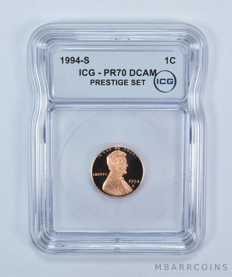 1994-S Lincoln Memorial Cent Prestige Set PR70 DCAM ICG