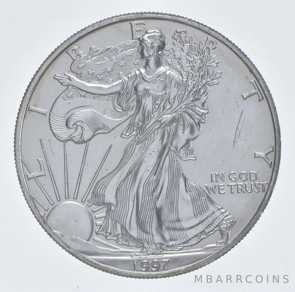 Better Date 1997 American Silver Eagle 1 Troy Oz .999 Fine Silver *111