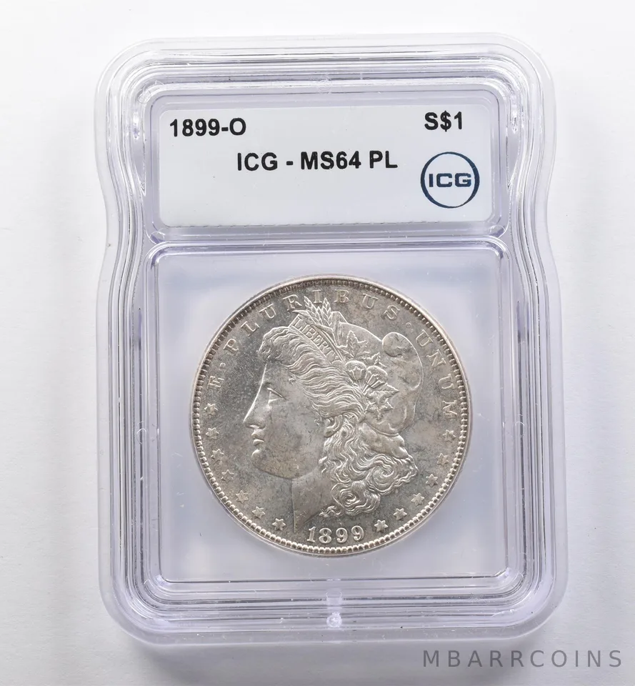 1899-O Morgan Silver Dollar MS64 PL ICG a2210