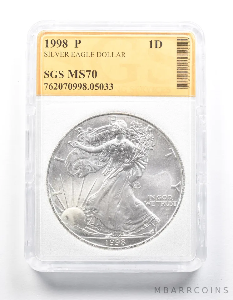 1998 American Silver Eagle *1234