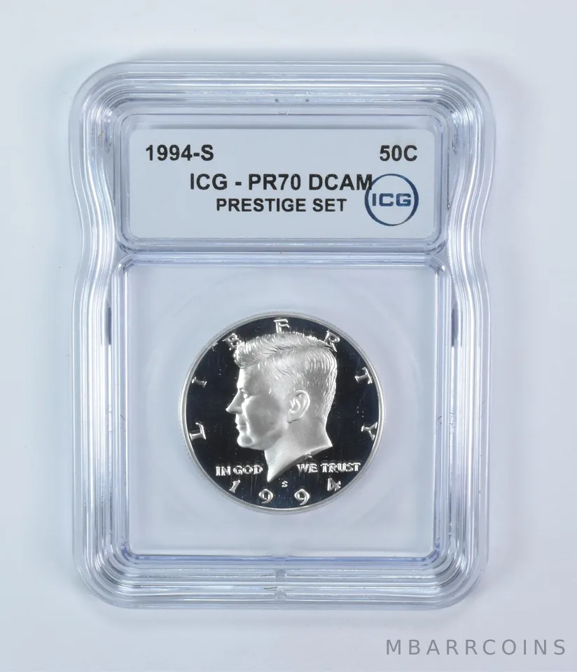 1994-S Kennedy Half Dollar Prestige Set PR70 DCAM ICG