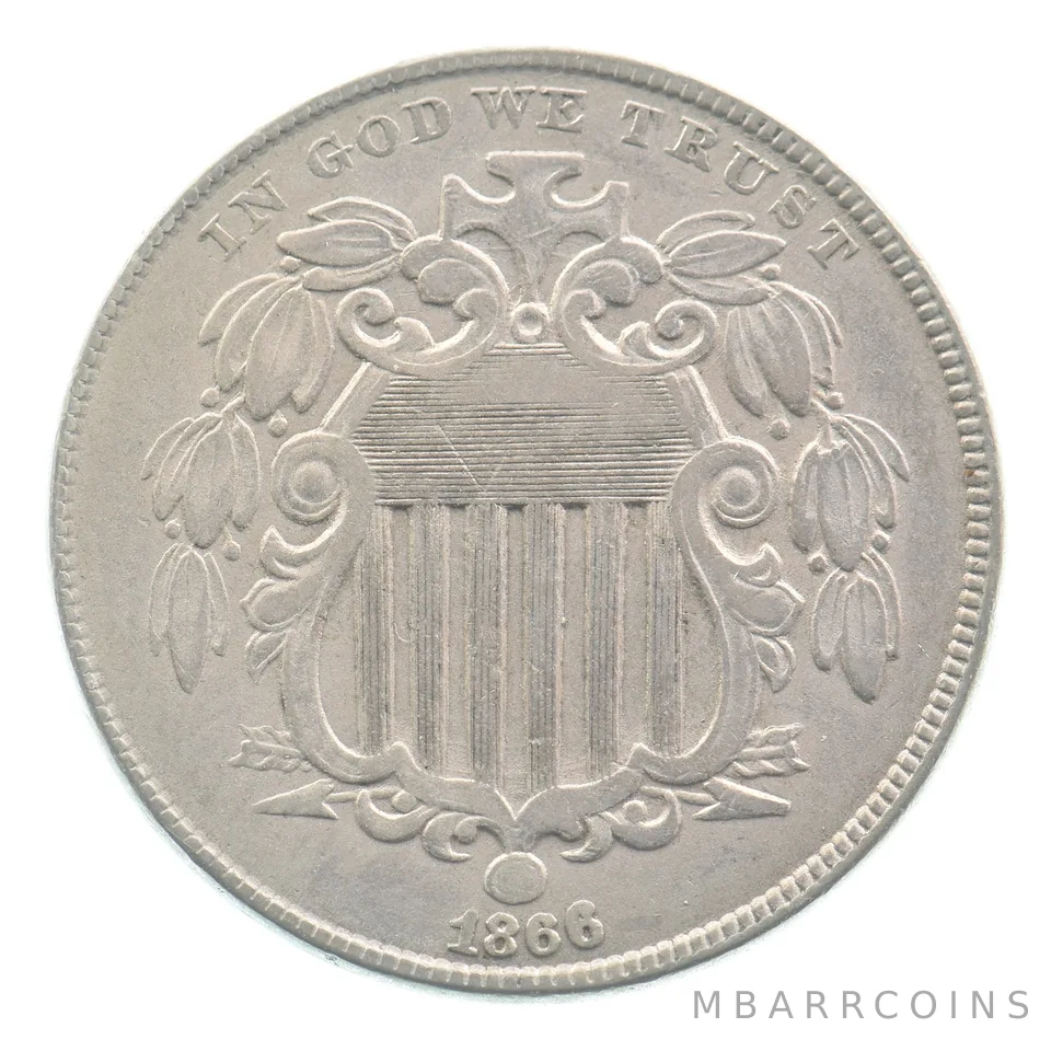 1866 Shield Nickel *4486