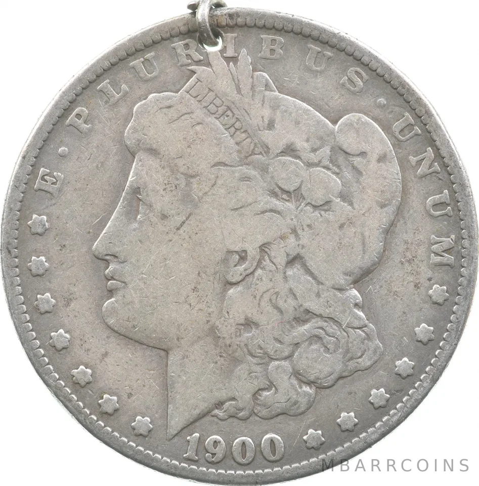 1900 Morgan Silver Dollar 1916 Love Token *2821