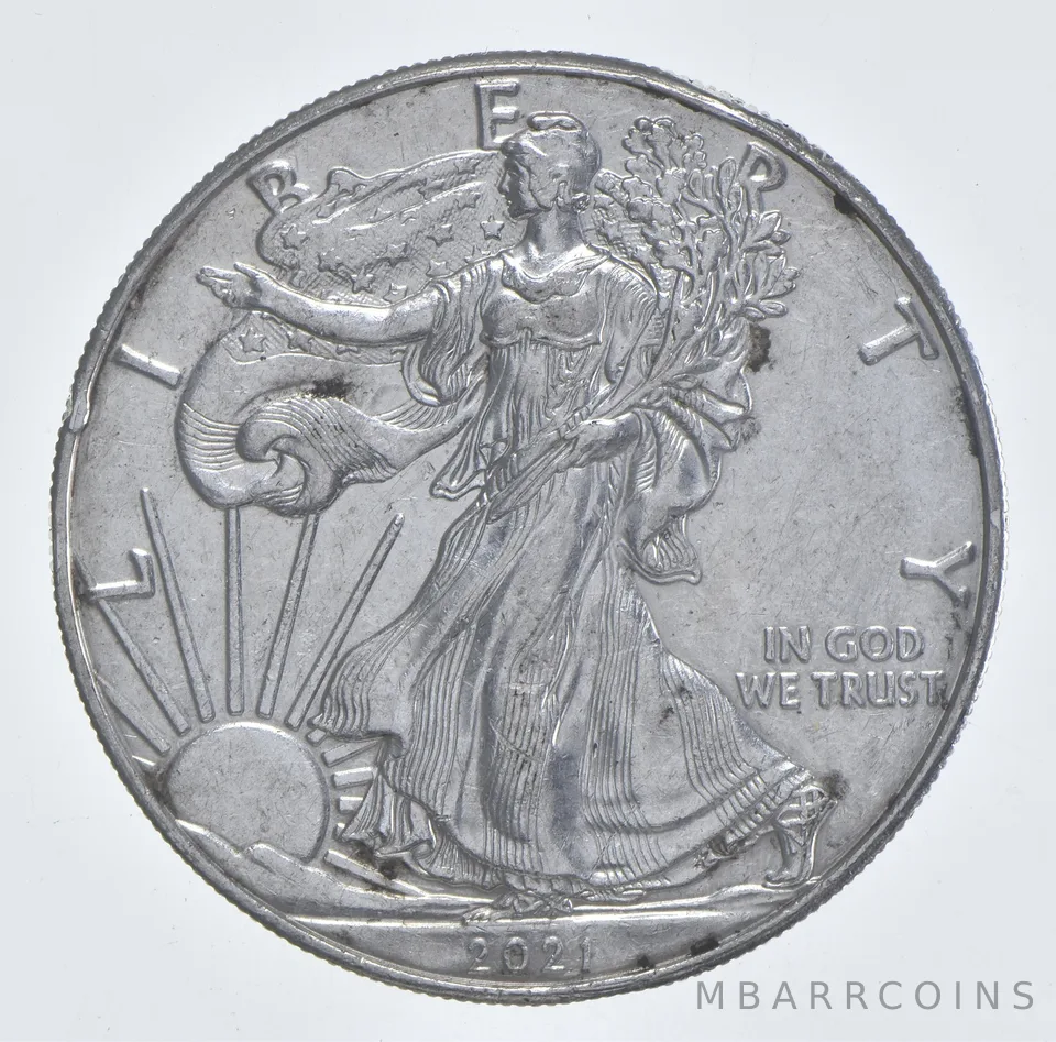 Better Date 2021 American Silver Eagle 1 Troy Oz .999 Fine Silver *431