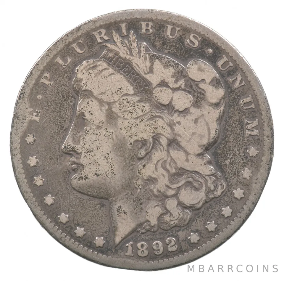 1892-CC Morgan Silver Dollar *7831