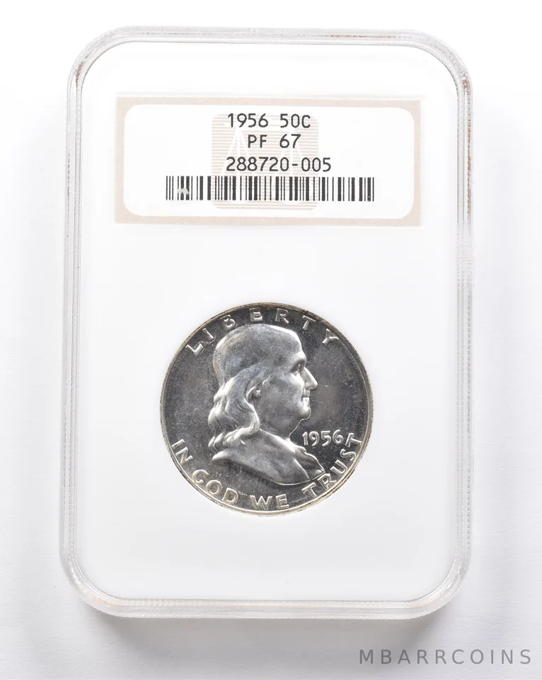 PF67 1956 Franklin Half Dollar NGC *6874