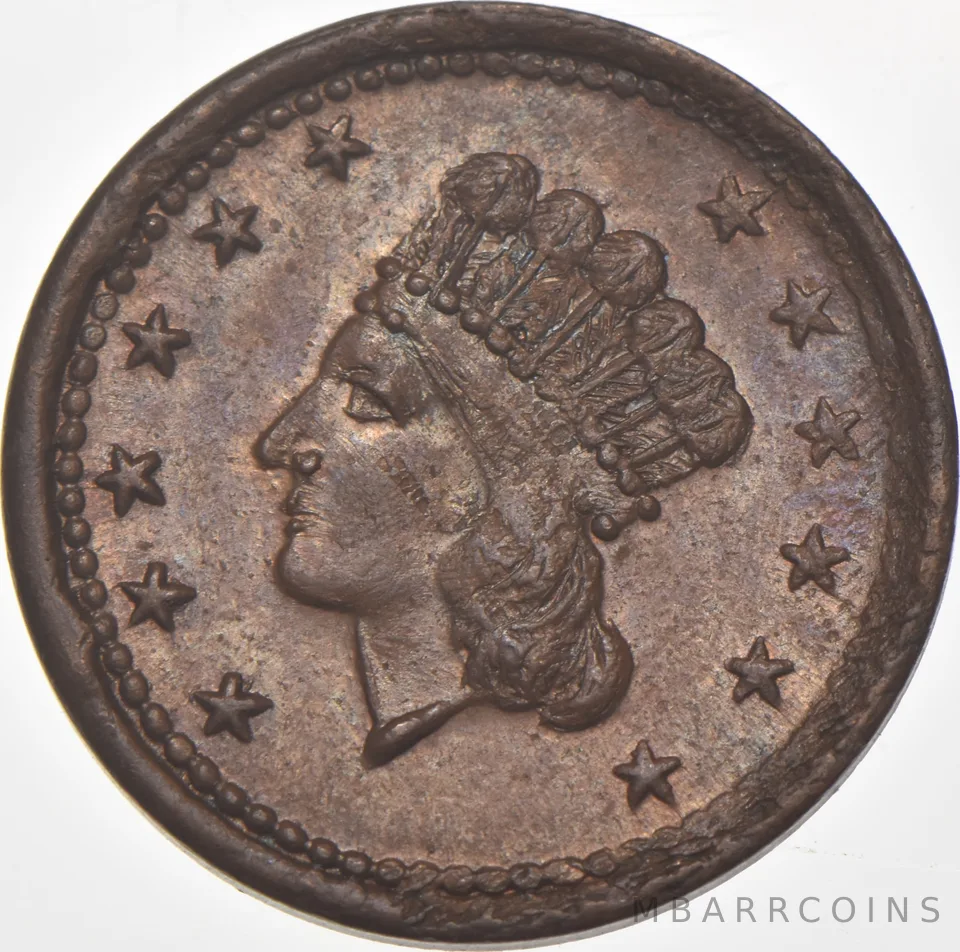 1864 Federal Union Civil War Token a7488