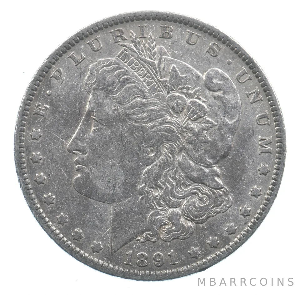 Early - 1891-O Morgan Silver Dollar - 90% US Coin *958