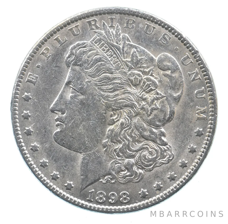 Better 1898 Morgan Silver Dollar - 90% US Coin - Nice Coin *617