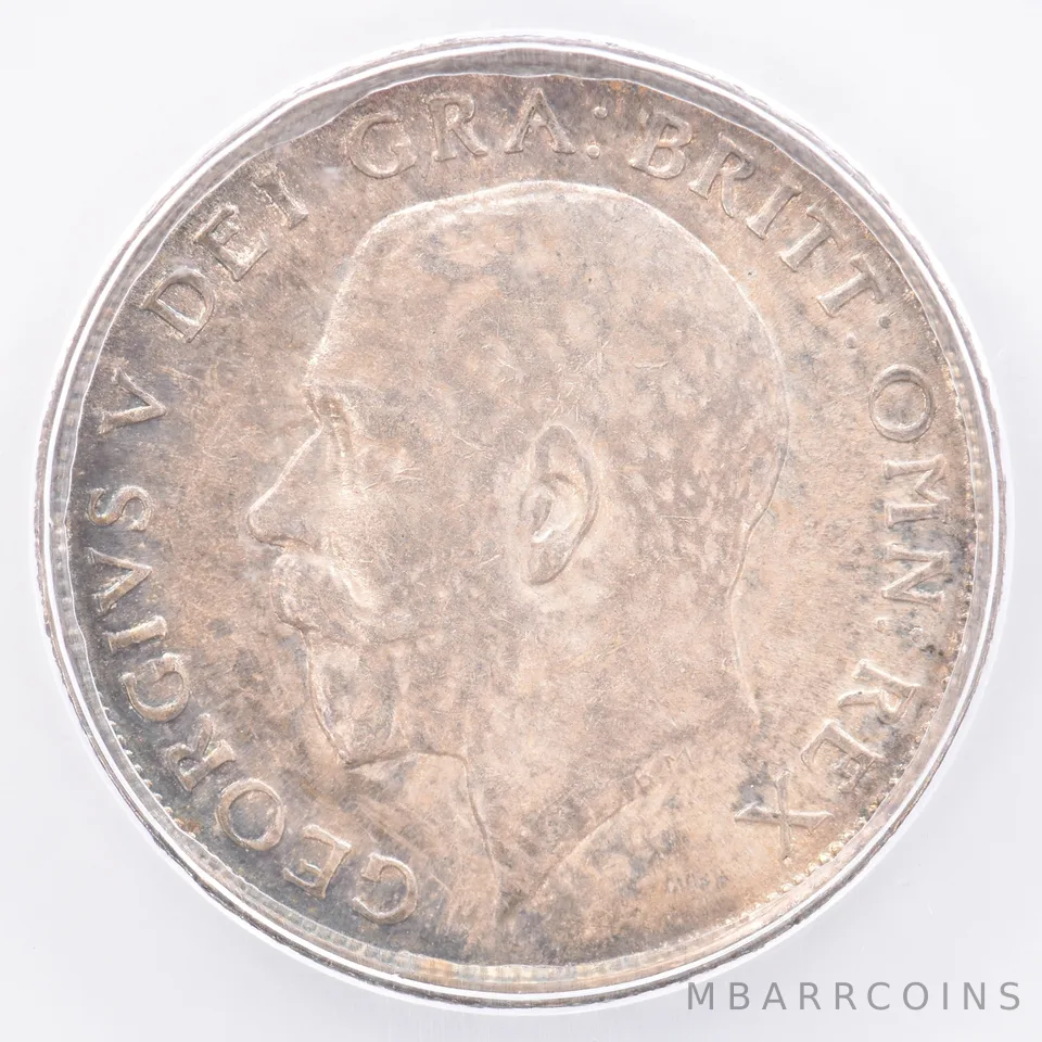 1914 Great Britain Shilling KM#816 MS63 ICG Beautiful Tone *1962