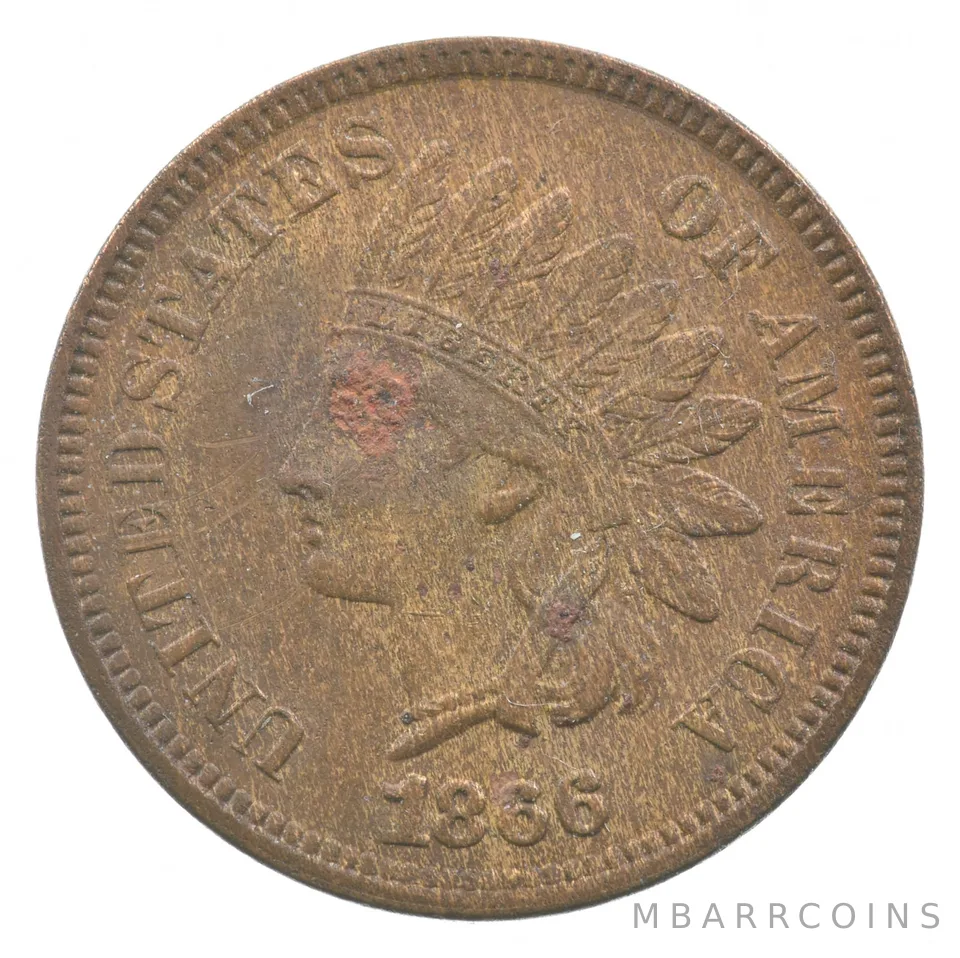 1866 Indian Head Cent *0848