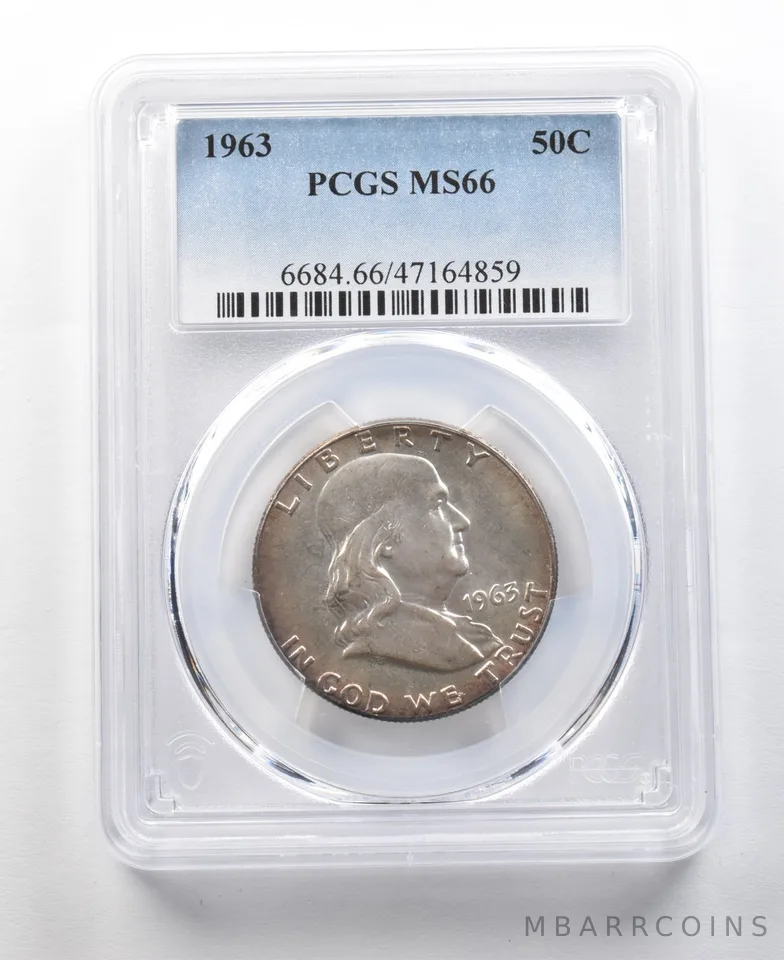 1963 Franklin Half Dollar MS66 PCGS *0353