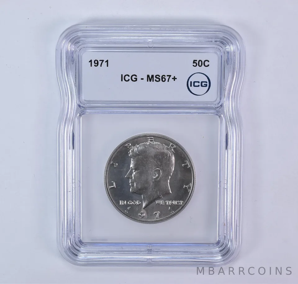1971 Kennedy Half Dollar MS67+ ICG