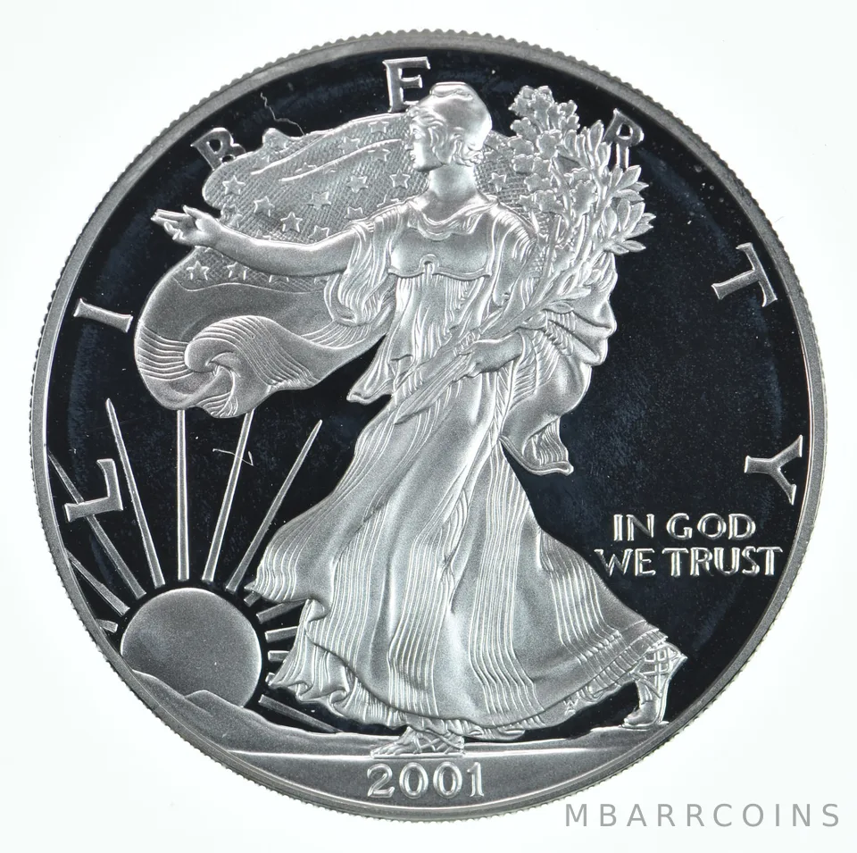 2001-W American Silver Eagle Proof Coin 1 Oz
