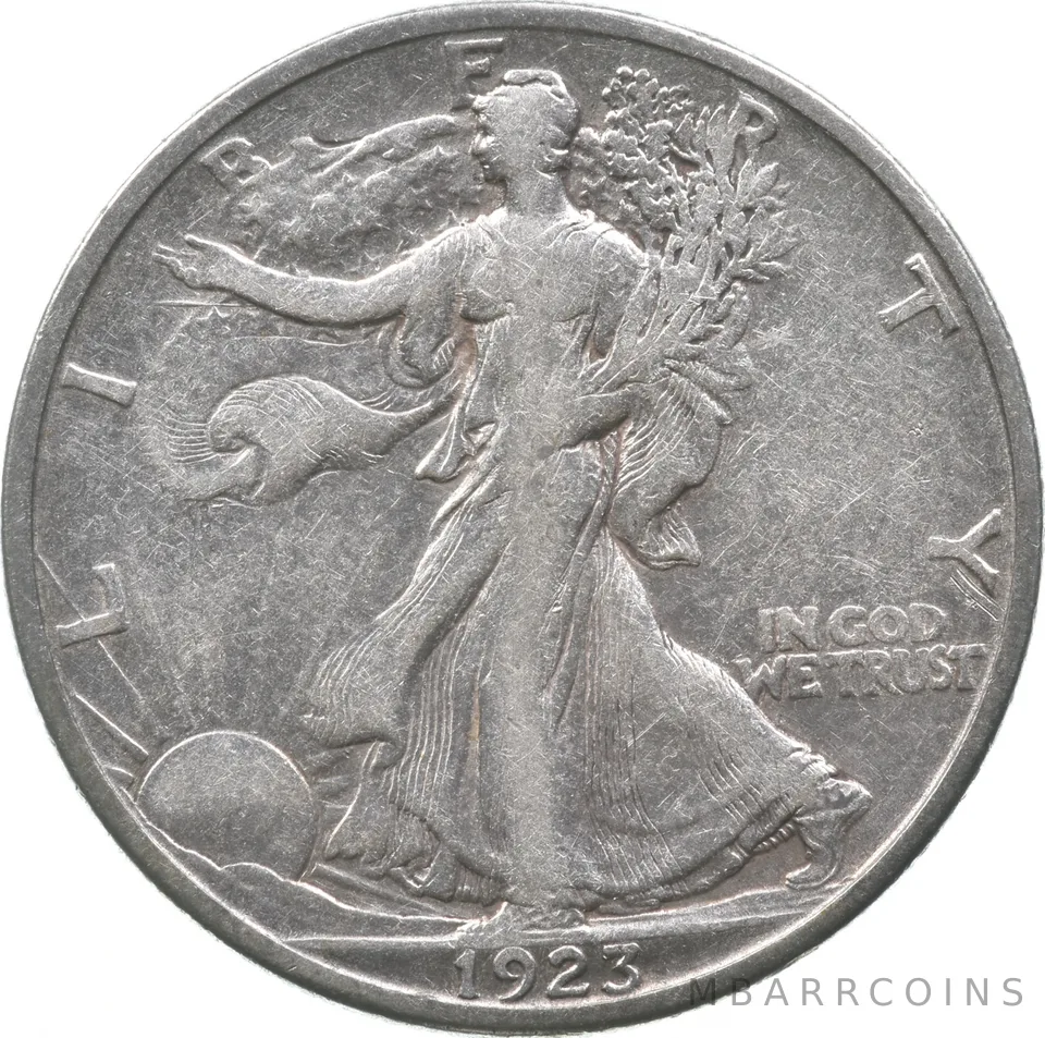 1923-S Walking Liberty Half Dollar a9473
