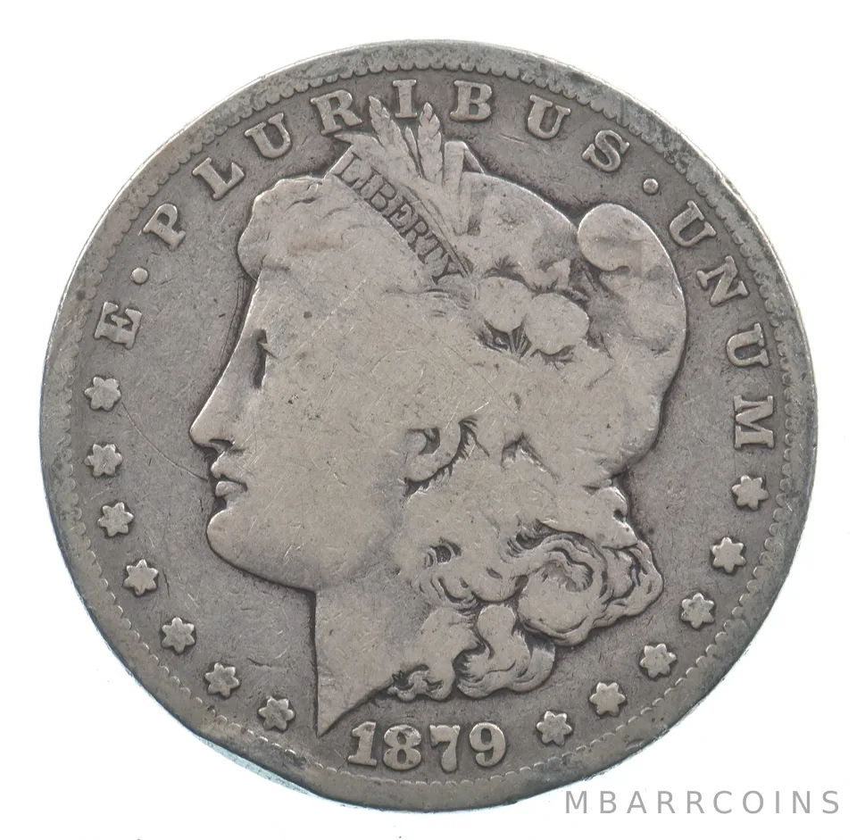 Early - 1879-S Morgan Silver Dollar - 90% US Coin *653