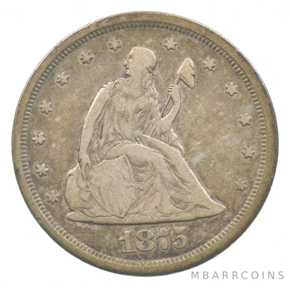 1875-S Seated Liberty Quarter *6005