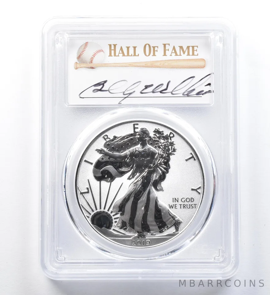 2019-W American Silver Eagle Williams Enhanced Reverse PR70 PCGS a1252