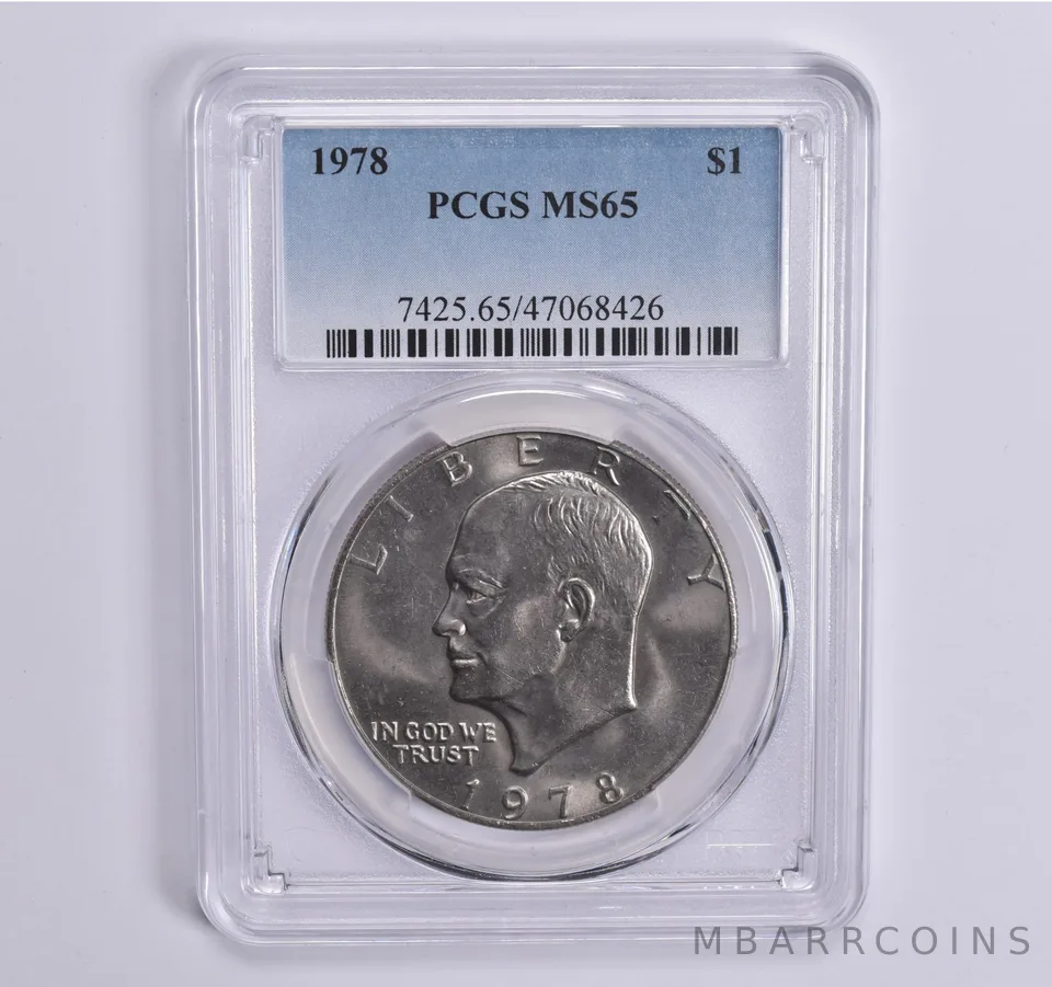 1978 Eisenhower $1 MS65 PCGS Blue Lbl