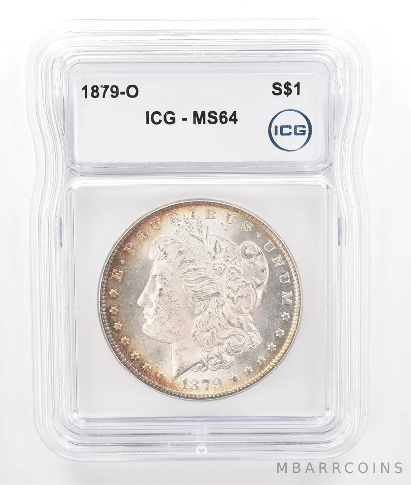 1879-O Morgan Silver Dollar MS64 ICG Peripheral Tone *7221