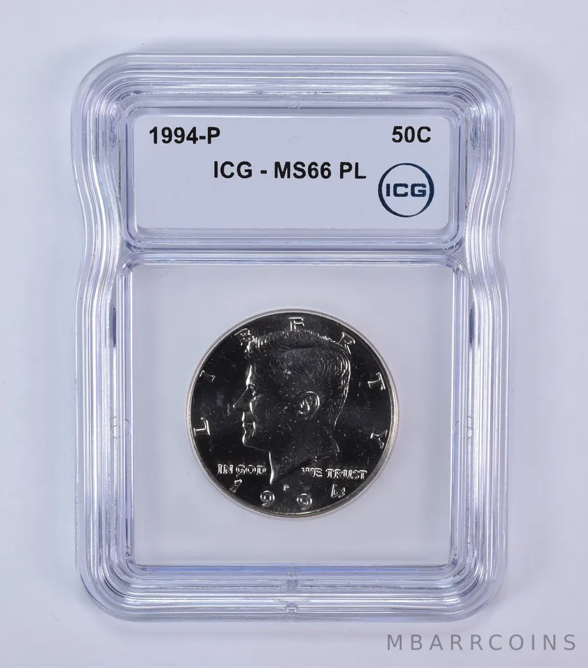 1994-P Kennedy Half Dollar MS66 PL ICG